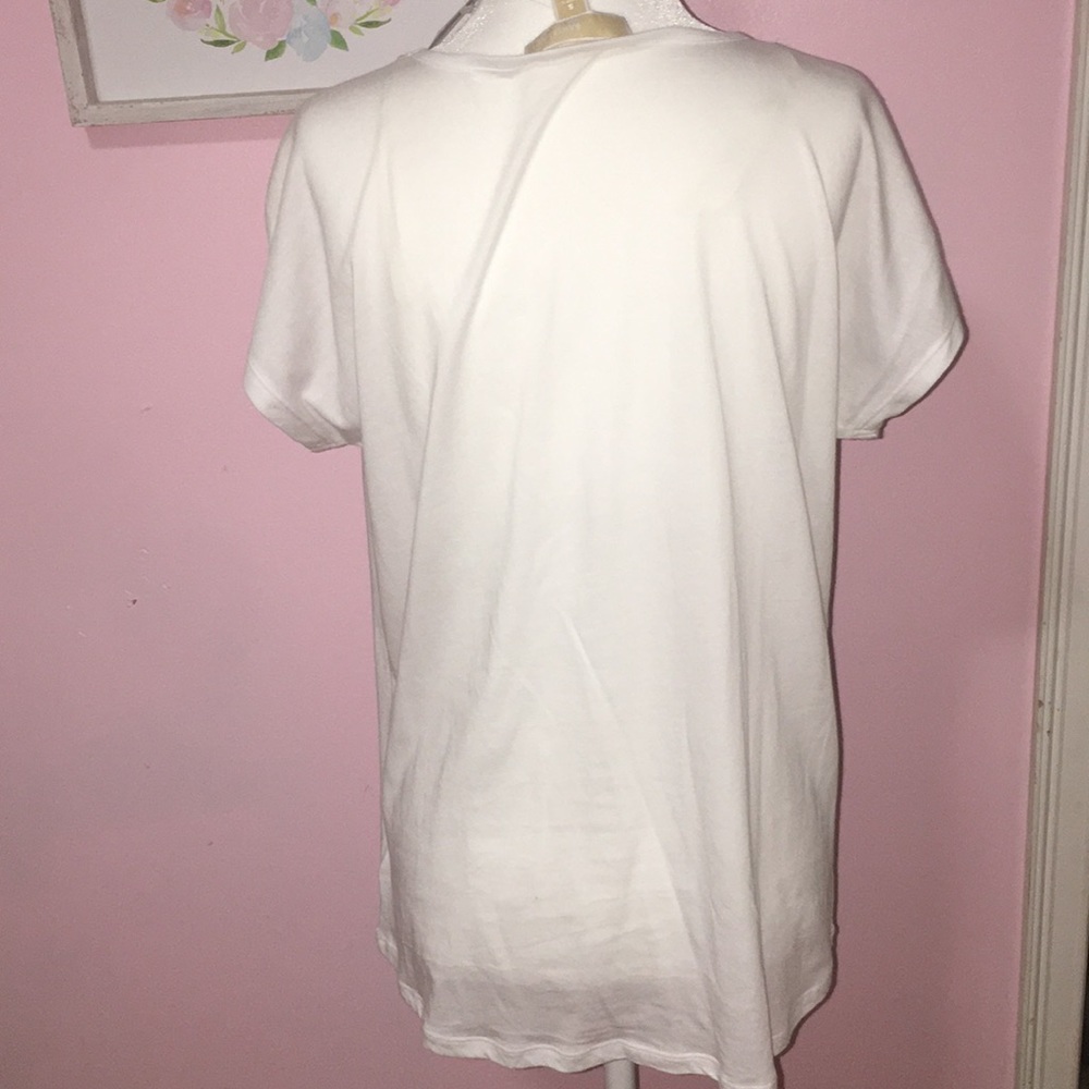 Michael Kors basic white t-shirt size S NWT - Picture 7 of 7